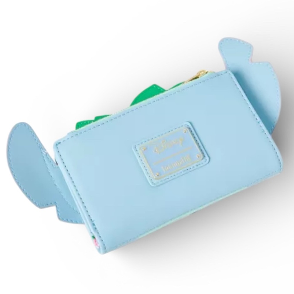 Loungefly Disney Stitch Ears Luau Zip Wallet - NWT - Picture 4 of 6